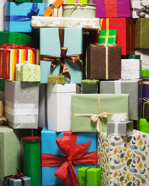 pile of gifts